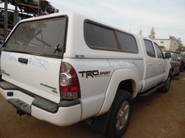 2015 TOYOTA TACOMA PRERUNNER WHITE DOUBLE CAB 4.0L AT 2WD Z17920 